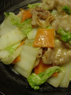 白菜と豚の味噌マヨ炒め。-レシピのメイン写真