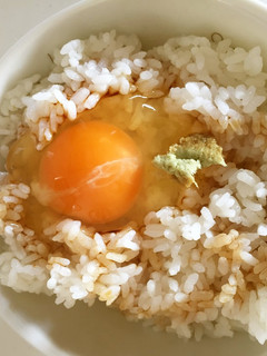 大人TKG☆麺つゆワサビ卵かけご飯☆-レシピのメイン写真