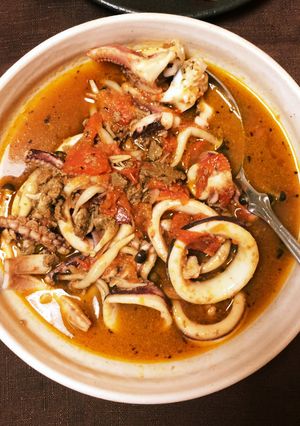 オヤジの洋風スルメイカ肝焼き-レシピのメイン写真