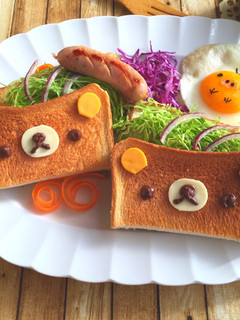 リラックマのトースト*サンドイッチパン-レシピのメイン写真