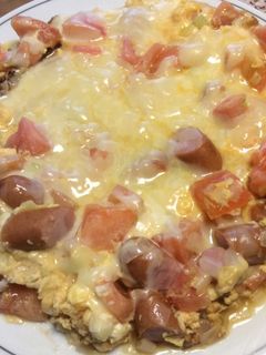 とろとろチーズ入りオープンオムレツ-レシピのメイン写真