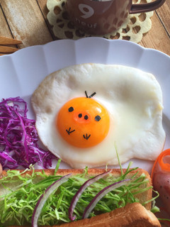 キイロイトリ*目玉焼き キャラ弁にも♡-レシピのメイン写真