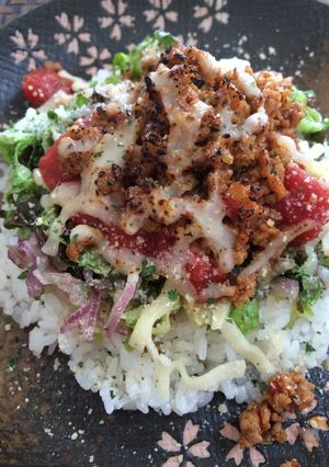野菜いっぱい誰でも簡単ヘルシータコライス-レシピのメイン写真
