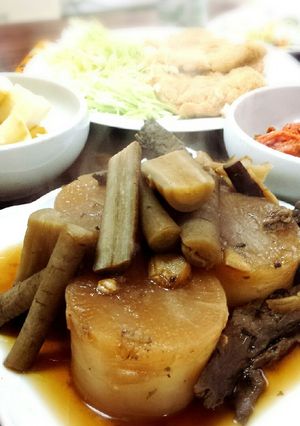 大根とゴボウの煮物-レシピのメイン写真