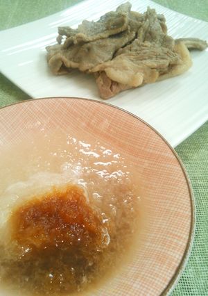 簡単!豚肉ソテーと大根おろし-レシピのメイン写真
