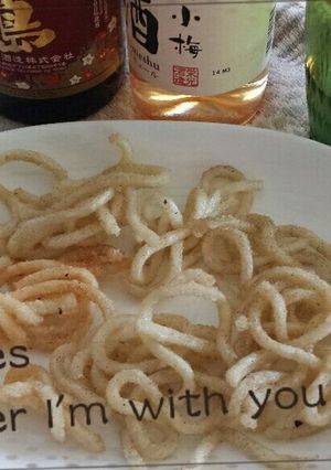 おつまみに♡もちもち★カリカリ揚げうどん-レシピのメイン写真