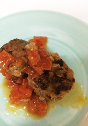 ☆離乳食☆ミートボールのトマト煮-レシピのメイン写真