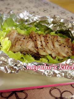 シンプルに♪豚ばらとキャベツのホイル焼き-レシピのメイン写真