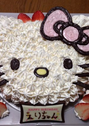 超簡単 炊飯器 キティーケーキ-レシピのメイン写真