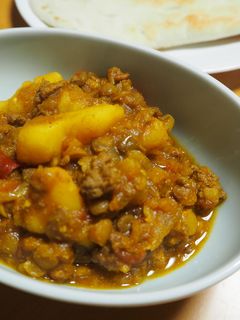 ルー無し簡単!−挽肉レンズ豆カレー-レシピのメイン写真