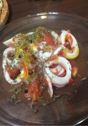 作り置きおかず！イカとトマトのマリネ-レシピのメイン写真