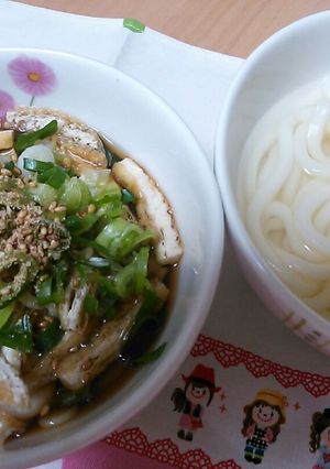 材料3つ!美味しい~温つゆうどん♪-レシピのメイン写真