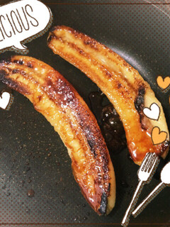 簡単 キャラメル80℃焼きバナナ-レシピのメイン写真