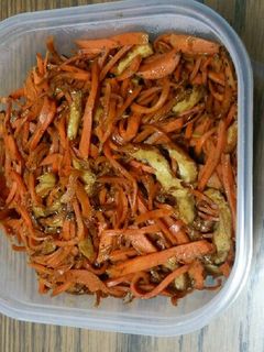 常備菜に~人参の焼きそば風炒め-レシピのメイン写真
