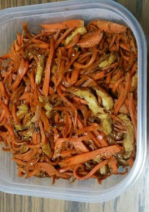 常備菜に～人参の焼きそば風炒め-レシピのメイン写真