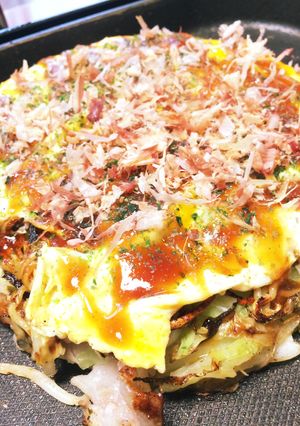 キャベツが美味しい♪広島風お好み焼き♪-レシピのメイン写真