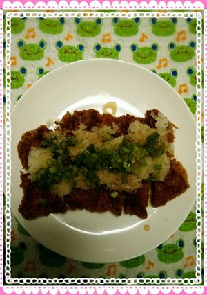 おろし豚カツ-レシピのメイン写真