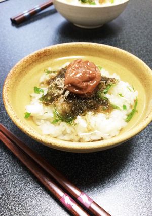 簡単！さっぱり梅茶漬け-レシピのメイン写真