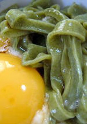 手打ちうどん★モロヘイヤ粉末-レシピのメイン写真