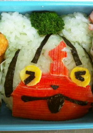 妖怪ウオッチ【スイカニャン】キャラ弁-レシピのメイン写真