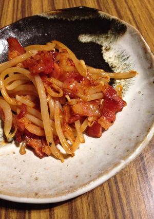 お弁当 ベーコンともやしのケチャップ炒め-レシピのメイン写真