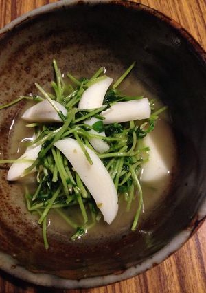 副菜 豆苗とかまぼこの炒め煮-レシピのメイン写真
