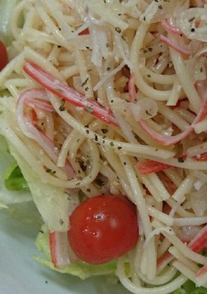 カニカマ&玉葱のイタリアンパスタサラダ♬-レシピのメイン写真