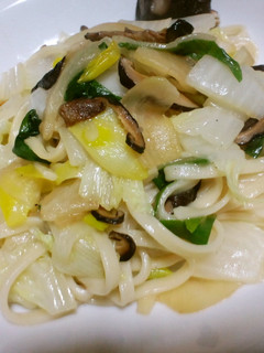 だしがら椎茸で焼うどん-レシピのメイン写真