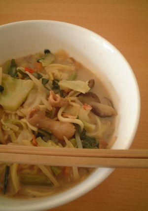3つの材料でできちゃう♪モツ鍋のスープ-レシピのメイン写真