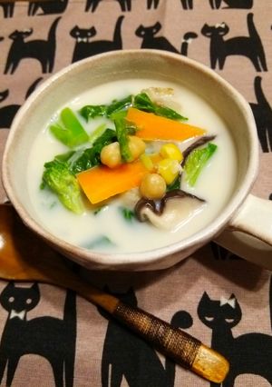 野菜たっぷり!ミルク☆コンソメスープ♪-レシピのメイン写真