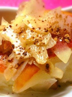ココナッツオイル de 焼きりんご-レシピのメイン写真