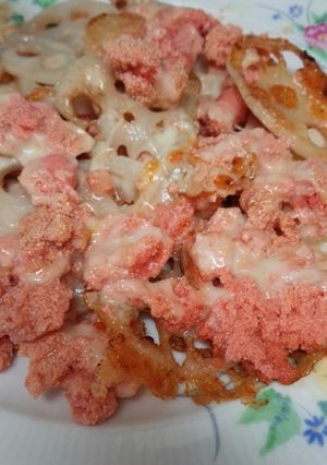 れんこんと明太子のチーズ焼き-レシピのメイン写真