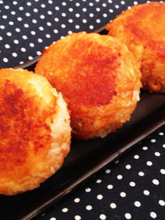 香ばし味噌の焼きおにぎり♡-レシピのメイン写真