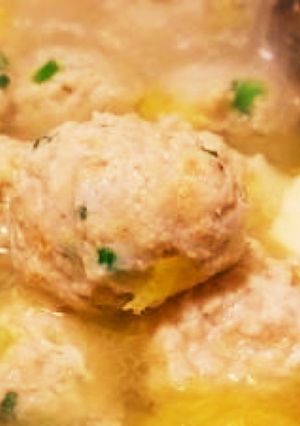 柚子胡椒香るなんこつ入りふわふわ鶏団子♡-レシピのメイン写真