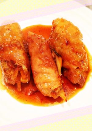 美味し〜キムチの豚肉巻き♡-レシピのメイン写真