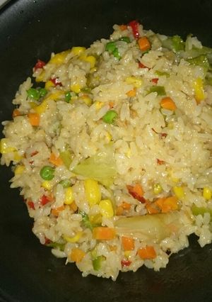 カラフルなレタスチャーハン-レシピのメイン写真