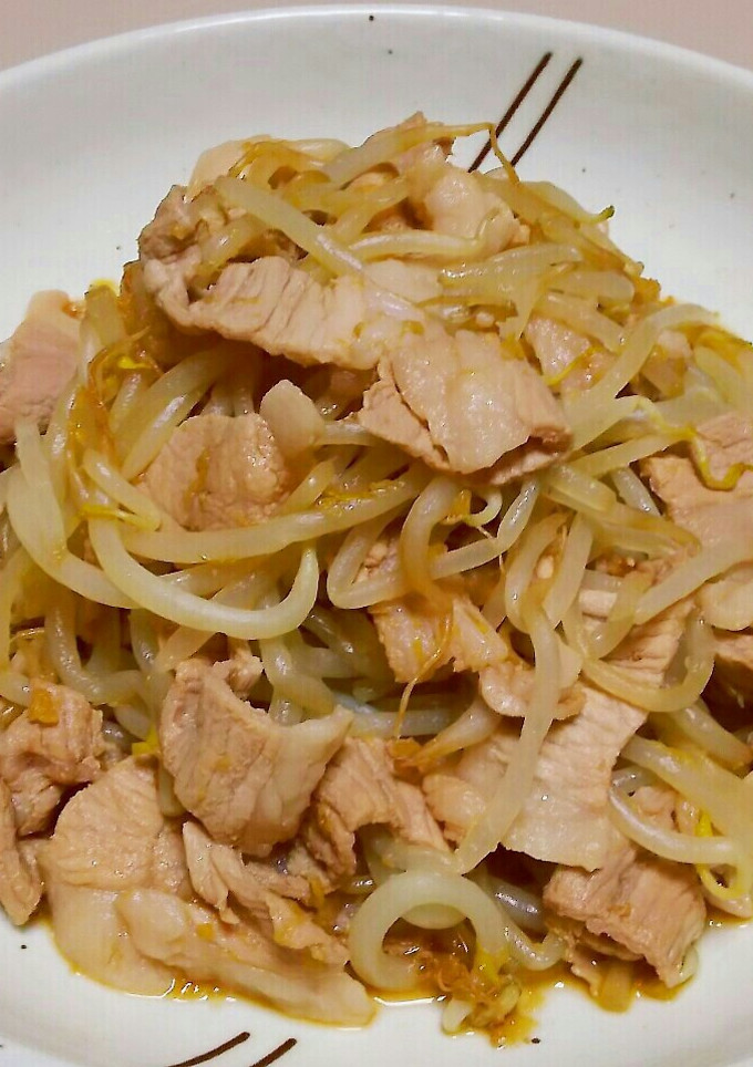 朝食にもぴったり ☆もやしと豚肉の和え物-レシピのメイン写真