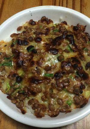 チーズ納豆ドリア-レシピのメイン写真