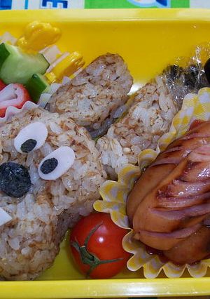 幼稚園のお弁当（名犬チーズ）-レシピのメイン写真