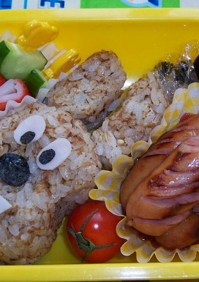 幼稚園のお弁当（名犬チーズ）-レシピのメイン写真