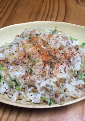 納豆チャーハン-レシピのメイン写真