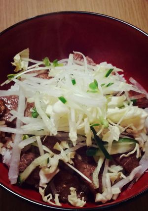 カルビ丼-レシピのメイン写真