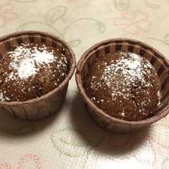 卵不使用！濃厚チョコカップケーキ-レシピのメイン写真