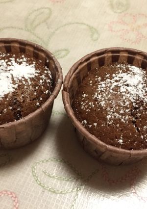 卵不使用！濃厚チョコカップケーキ-レシピのメイン写真