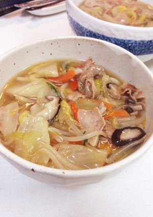 糖質0g麺のあんかけラーメン風 糖質制限-レシピのメイン写真