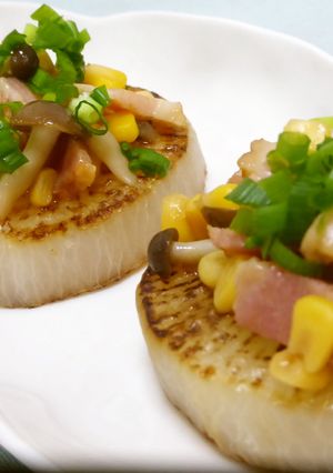 ボリューム満点！食欲そそる♪大根ステーキ-レシピのメイン写真