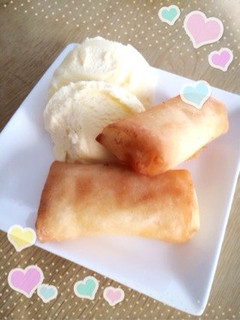アップルカスタード春巻き♪-レシピのメイン写真