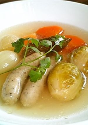 野菜とろけるポトフ風スープあっさり仕上げ-レシピのメイン写真