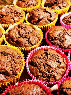 HMで簡単!チョコカップケーキ!-レシピのメイン写真