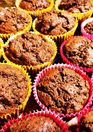 HMで簡単!チョコカップケーキ!-レシピのメイン写真
